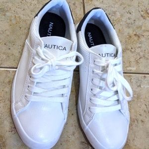 White nautica sneakers